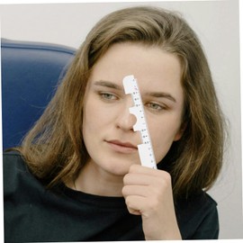 TOVINANNA 2sets Pupil Distance Measuring Ruler for Accurate Optometry Multifunctional Eye Distance Ruler for Glasses Suitable for All Ages and Eyewear Precision Measurement 2pcs*2