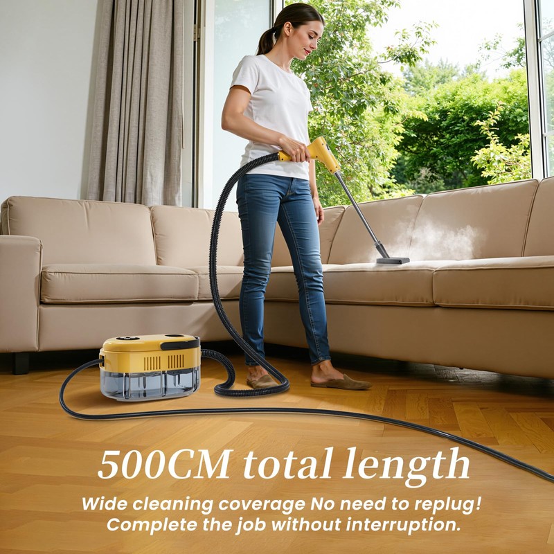 Handheld Steam Cleaner High Pressure Steamer for Deep cleaning 1200ML