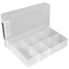 WestonBoxes Crafty Tool Box - Storage Box with Fixed Dividers