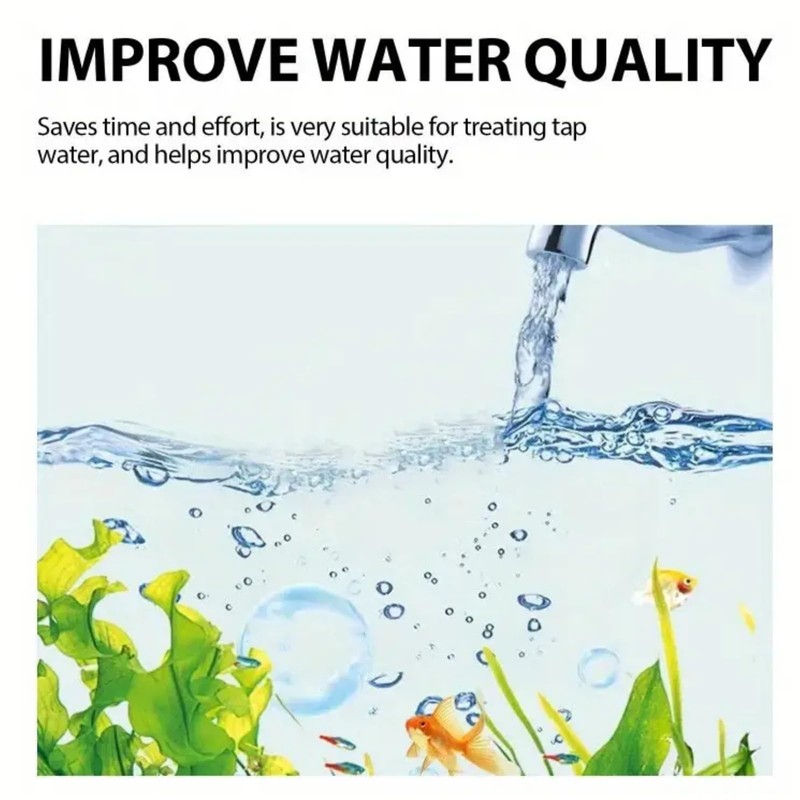 3PCS Powerful Aquarium Water Purification Tablet,Fast Water Purification,Portable Aqua Water