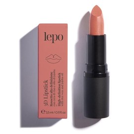 LEPO | 3D Lipstick Lippenstift mit hoher Definition Nr. 104 Pfirsich, mit Reiswachs und Jojobaöl, intensive Farbe und feuchtigkeitsspendende Wirkung, perfekt für dreidimensionale Lippen