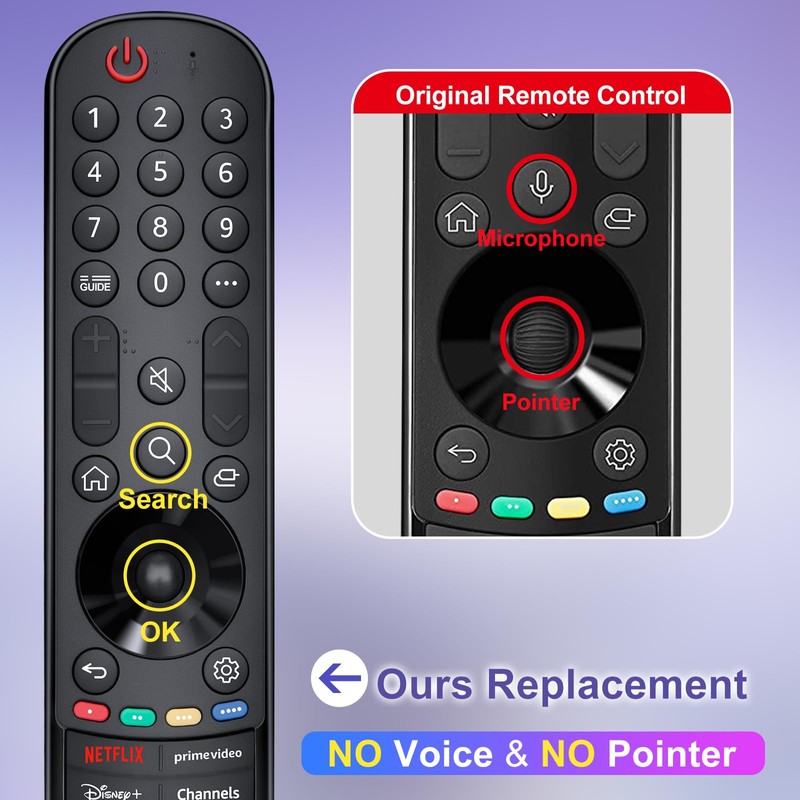 Replacement for LG-Smart-TV-Remote-Control,Universal for LG Magic Remote Compatible with Smart