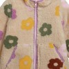Osh Kosh B'Gosh Girls Reversible Sherpa-to-Puffer Hooded Jacket, Floral, 5/6