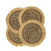 CAPASIN Round Placemats Set of 4, Dining Winter Modern Dinner
