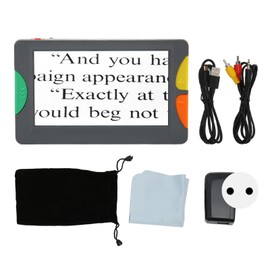 4.3inch Portable Video Digital Magnifier 2X‑32X Zoom Support AV Output To TV Handheld Electronic Reading Aid 100‑240V EU Plug