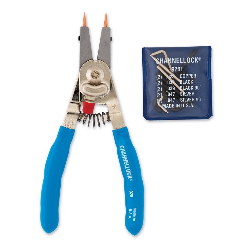 6-1/4" Convertible Internal/External Snap Ring Plier