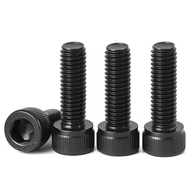 Generic M6-1.0x18mm Socket Head Cap Screws,12.9 Grade Alloy Steel M3 Bolts,Allen Socket Hex Drive, Black Oxide Finish,Machine Thread, Fully Threaded,UNC 40Pcs, M6x18mm(40Pcs)