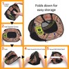 SportPet Designs Cat Carrier With Zipper Lock- Foldable Travel Cat
