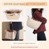 Purse Organizer Insert with Zipper,Felt Longchamp Bag Organizer Insert for