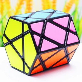 Cuberspeed - cubeta de velocidad hexagonal de 3 x 3 pulgadas, cubeta mágico sin calcomanía, cubeta de diferentes formas con títulos
