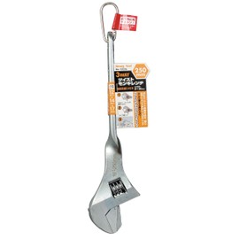 Ichinen Access Strong Tool 12236 Twist Monkey Wrench 9.8 inches (250 mm) Plumbing Tool, Double Sided Scale
