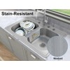 Sink Saddle, Divider Protector Mat, Kitchen Sink Mat, No Smell,