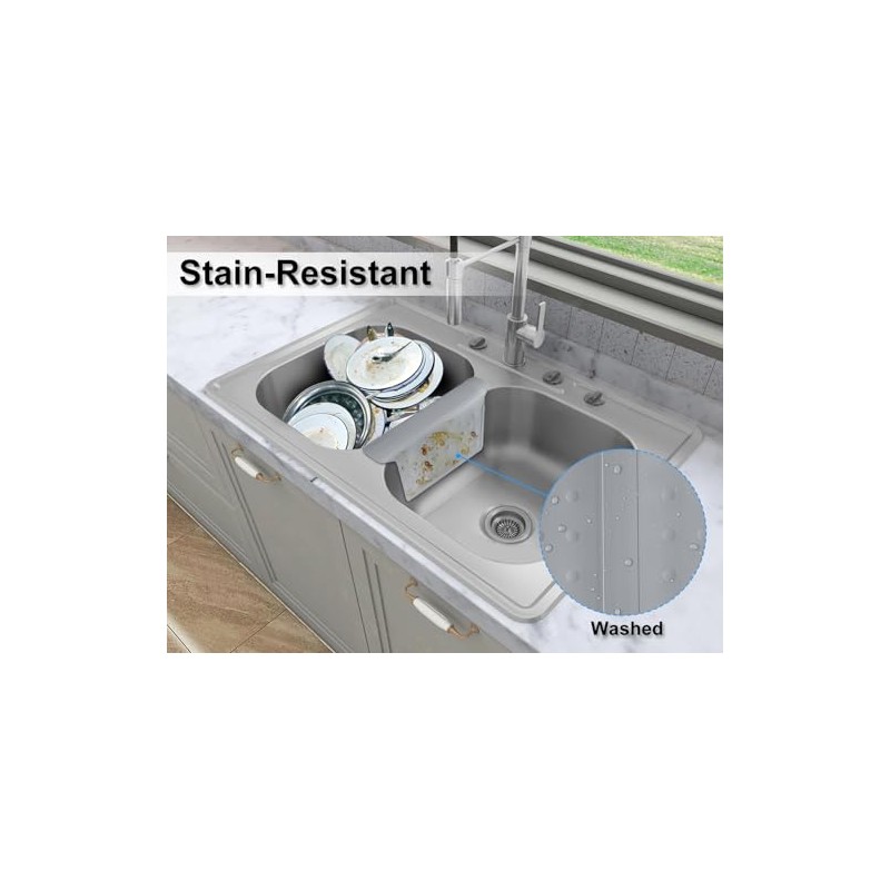 Sink Saddle, Divider Protector Mat, Kitchen Sink Mat, No Smell,