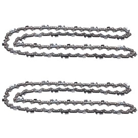 Pack-of-2 18" Chainsaw Chain 3/8" LP Pitch .050" Gauge 62 DL for Craftsman Homelite Echo CS370 CS370F CS400 CS400F Poulan Pro 2050 2055 P3818 P3314 P3416 P3816 P4018 Remington RM4214 RM4216 RM4218