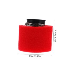 Mikinona Bent Angled Air Filter for Racing Motorcycle Atv Sponge Performance Filter for Enhanced Engine Efficiency Power Output Easy Installation Durable Convenient Design