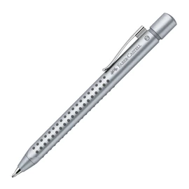 Faber-Castell Grip 2011 Medium Tip Ballpoint Pen - Silver