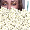 nooepc NOOEPC - Gemas doradas para el rostro, purpurina para