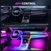 Wilktop LED Interior Lighting Car USB, Rainbow RGBic 210 Flashing
