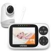 VTimes Baby Monitor with Camera and Audio, 3.2" IPS Screen