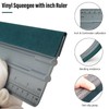 FOSHIO 12 Inch Felt Squeegee for Vinyl wtih Ruler 30CM