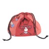 Kusuguru Japan Drawstring Cat Round Omochi Drawstring, red