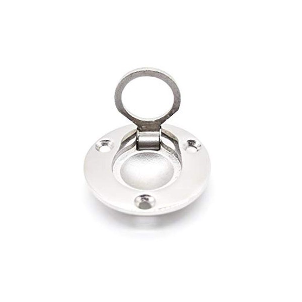 MARINE CITY Round 316-Stainless-Steel Flush Hatch Lifting Ring/Deck Hatch Pull Handle (Pack of 4)