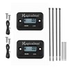 2pcs Magicalmai Inductive Hour Meter for Gas Engine Generator Lawn