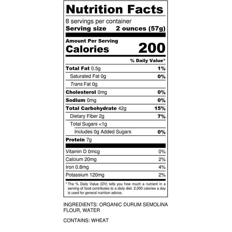 Sfoglini Organic Durum Semolina Zucca, 16 oz