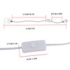 Rextin E26/E27 LED Light socket 21FT extension cord with On/Off