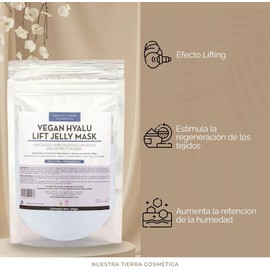 Vegan Hyalu Lift Mascarilla Hidro-Plastica Humectante y Tensora con Ácido Hialurónico
