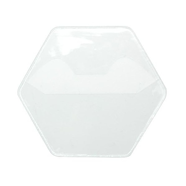 CONC CO410 Hexagon Tin Badge Cover