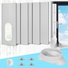 KLOLKUTTA Portable Air Conditioner Window Kit with Coupler, 5.9 Inch