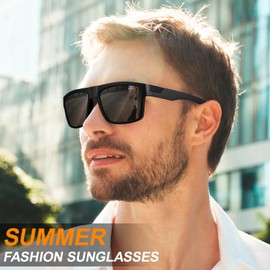 Sonnenbrille Herren Polarisiert Sport Sonnenbrille Herren Damen Schwarz Rote Blaue Gläser Fahrrad Brillen für Radfahren Fahren Angeln Golf im Freien Vintage Schwarz Sonnenbrillen UV400-Schutz 3PCS
