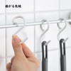 S Shaped Hooks, No Rust, No Noise, White, Set of