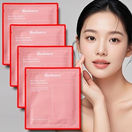 Biodance Collagen Pack 3 Hour Real Deep Mask Pack Tool 4 Sheets / 바이오던스 콜라겐팩 3시간 리얼 딥 마스크팩 공구 4매