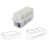 Alliving Kitchen Refrigerator Organizer, Fridge and Freezer Storage Trays Large+Food