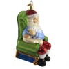 Old World Christmas Ornaments Santa Vaccinated Glass Blown Ornaments for