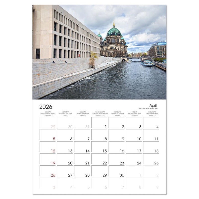 Berlin - where anything is possible (Monthly Wall Calendar 2026