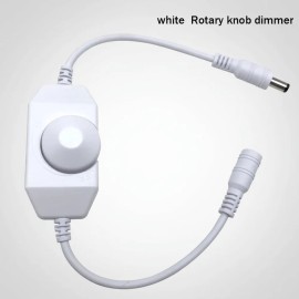 Esann 2A DC12V-DC24V Single Color 5050 3528 5630 LED Strip Lights 1 Channel Dimmer Controller Brightness Wireless RemoteColor: White, Input Voltage(V): DC12-24V, Lamp Power(W): 48W, Model Number: ES-LC-DIM-004
