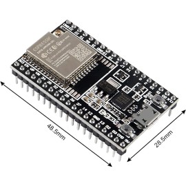 SP-Cow ESP32-DevKitC core Board ESP32 Development Board ESP32-WROOM-32U Set for Arduino with Antenna & Cable (2 Pack)