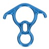 Descender Gear Aluminium Alloy 40KN Pulling Force Ox Horn Shaped