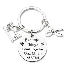 Qualiting Sewing Gifts for Mom Mothers Day Gifts for Nana Grandma Birthday Gifts for Quilters Seamstresses for Women Friends Crochet Gifts for Crocheting Gifts Keychain for Daughter Sister