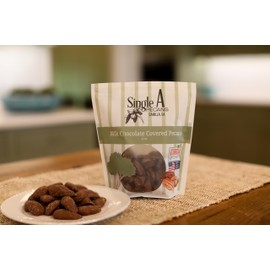 Single A Pecans Milk Chocolate Covered Pecans, Georgia Grown, 12 oz