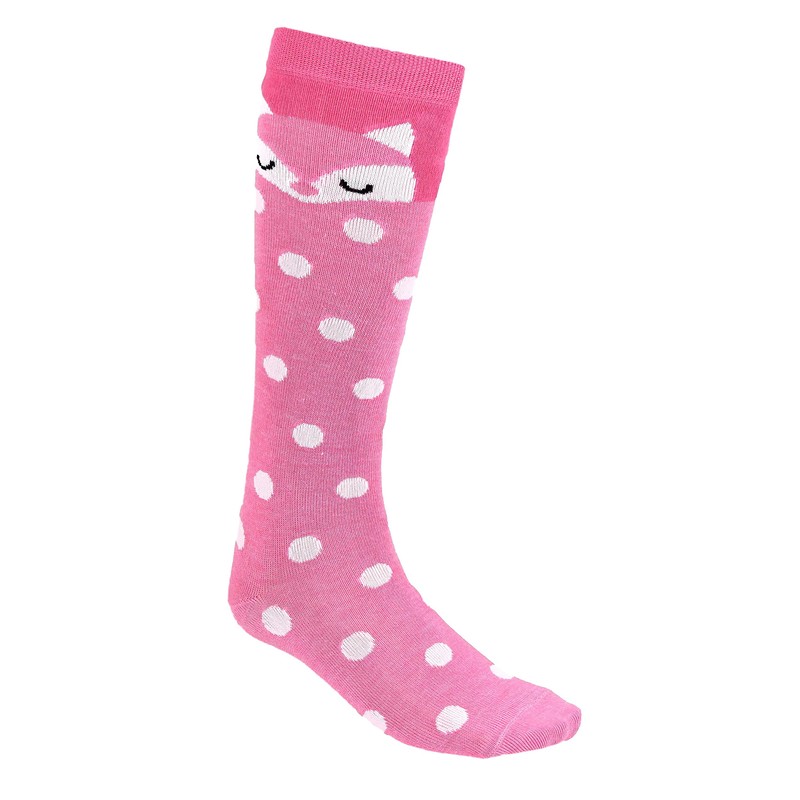 TupTam Girls' Knee-Length Socks, Patterned, Pack of 3, Colour mix