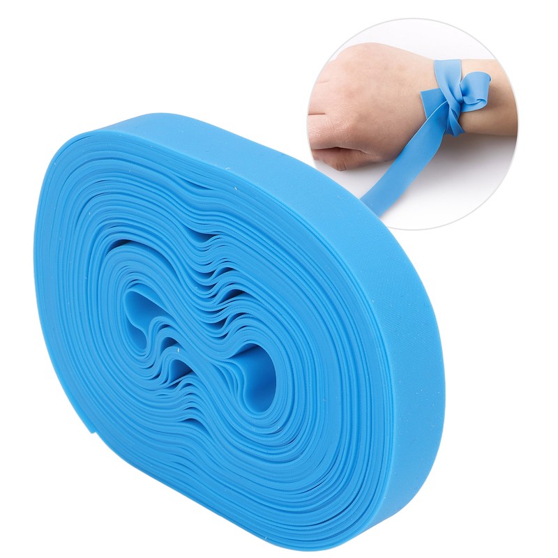 50 Pieces/Roll Disposable Tourniquet Stretchable for Adult Emergency Aid Intravenous