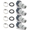 TonGass (4-Pack Pool Hose Replacement for Intex Pool Sets with