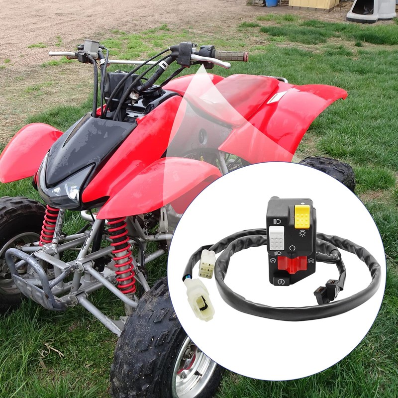 Handlebar Switch Start Stop Headlight for Honda TRX400EX Sportrax 400