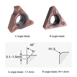Chamferer Accessories,10 Pcs Pneumatic Chamferer Blade Set Carpenter Chamfering Tool Replacement Blade Kit Chamfering Machine Accessories