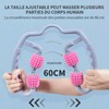 2XK-NOV Massage Roller 4 Rolls for Anti-Cellulite Massage, Deep Muscle