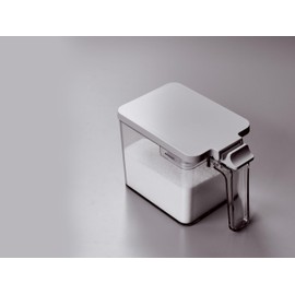Asbel Sealed Condiment Pot with One Push Scraping, Compact, Regular Type, 23.7 fl oz (700 ml), Gray
